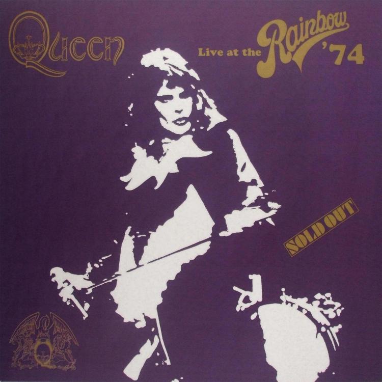 Queen 'Live At The Rainbow '74' super deluxe boxed set front sleeve