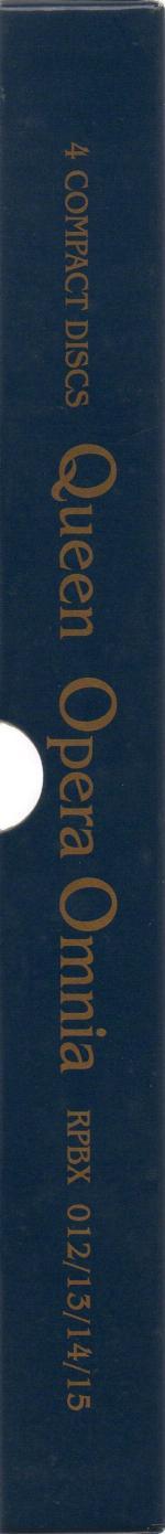 Queen 'Opera Omnia' 4 CD boxed set spine