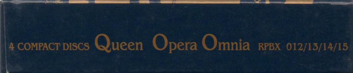 Queen 'Opera Omnia' 4 CD boxed set top
