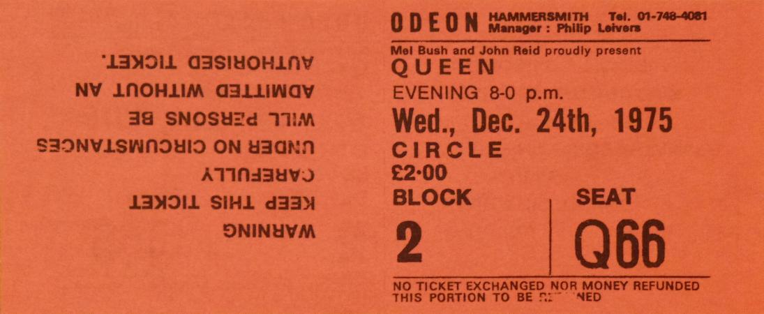 UK boxed set ticket