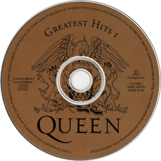 'Greatest Hits I & II' UK Gold boxed set disc
