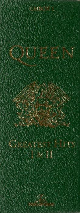 Queen 'Greatest Hits I & II' UK Green boxed set side