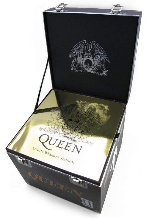 Queen 'Live At Wembley Stadium' opened boxed set