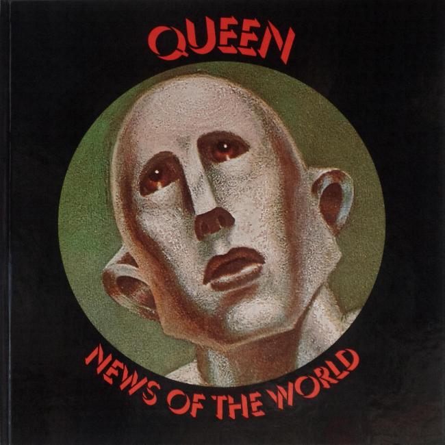 Queen "News Of The World" 40th anniversary boxed set book front sleeve