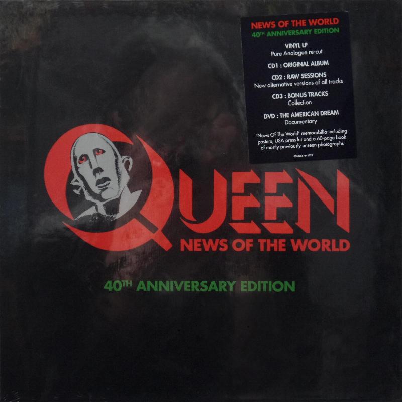 Queen "News Of The World" 40th anniversary boxed set stickered front