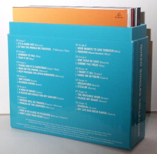 Queen 'Singles Collection 3' UK boxed set opened