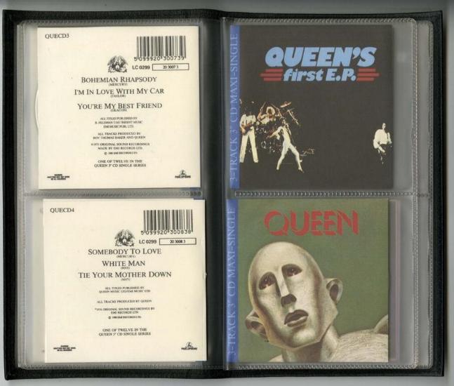 Queen 'The 3" CD Singles' Germany boxed set inner