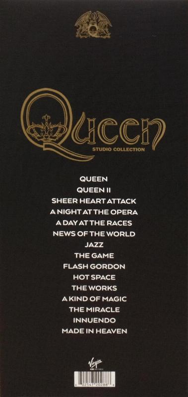 Queen 'The Studio Collection' boxed set slipcase side