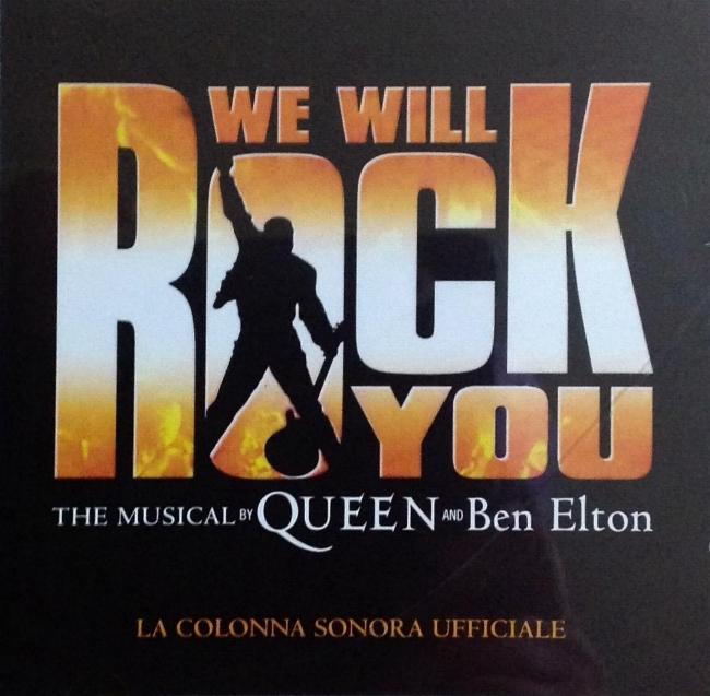 Queen 'We Will Rock You' Italian cast album CD front sleeve