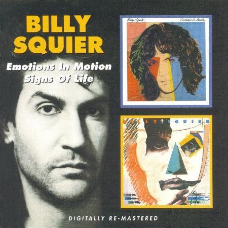 Billy Squier 'Emotions In Motion / Signs Of Life' UK CD front sleeve