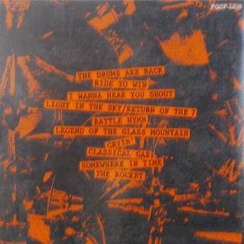 Cozy Powell 'The Drums Are Back' Japanese CD booklet back sleeve