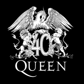 Queen 40th Anniversary Crest
