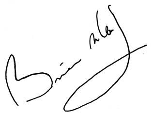 Brian May signature