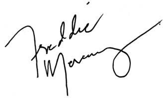 Freddie Mercury signature