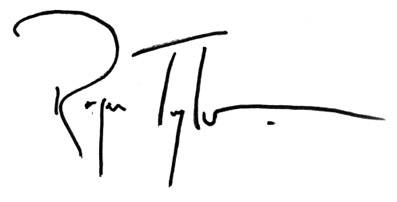 Roger Taylor signature