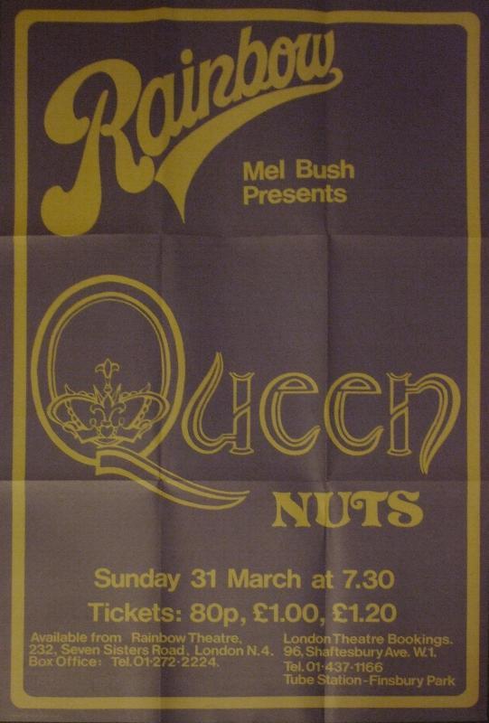 1974 concert poster
