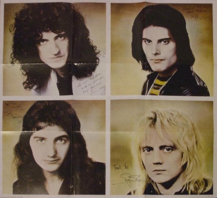 '40 Years Of Queen' printed signed fan club poster