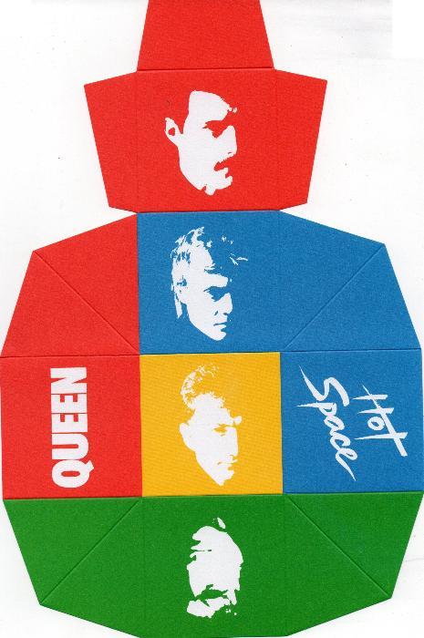 '40 Years Of Queen' fold-out EMI promotional cube front