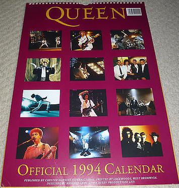 Official 1994 calendar