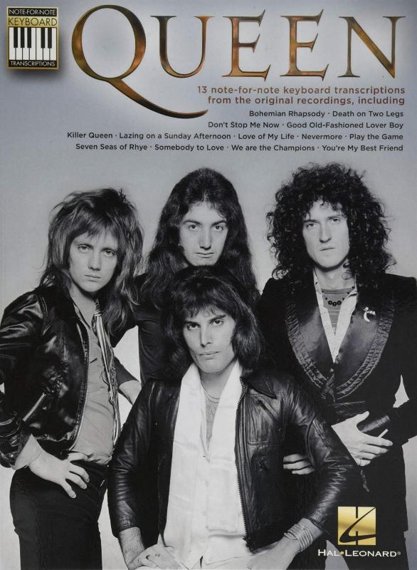 Queen 'Note-for-Note Keyboard Transcriptions' front sleeve