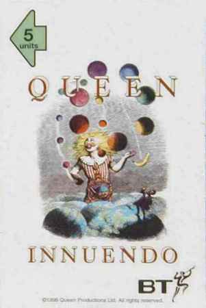 Queen 'Innuendo' phonecard