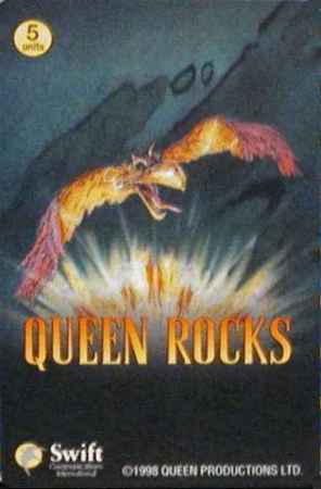 Queen 'Queen Rocks' bird phonecard