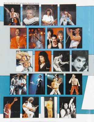 Queen 'Tear Out Photo Book' back sleeve
