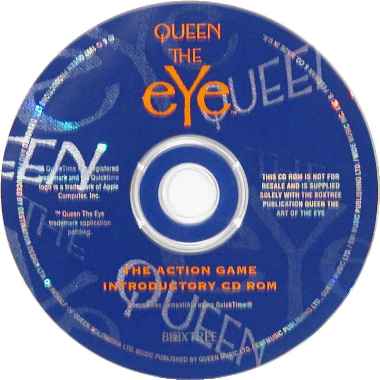 Queen 'The Art Of Queen The Eye' CD disc