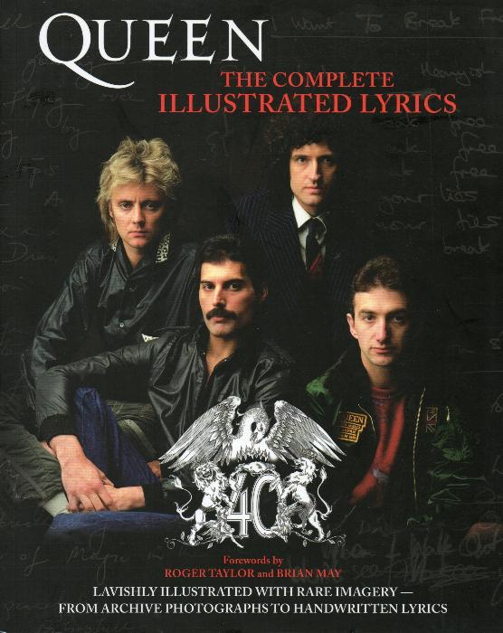 Queen "The Complete Illustrated Lyrics" front sleeve