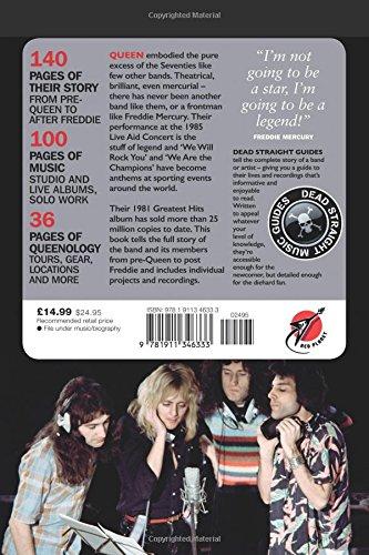 Queen 'The Dead Straight Guide To Queen' back sleeve