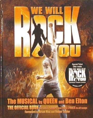 'We Will Rock You' musical front sleeve