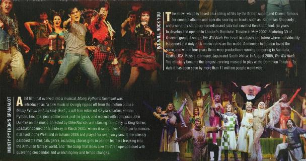'We Will Rock You' musical stamp presentation pack front