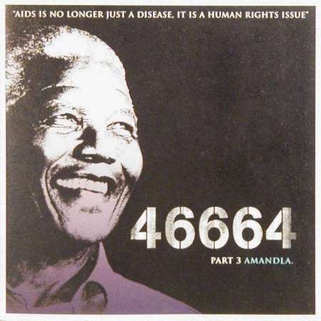 Various Artists '46664 Part 3 - Amandla' UK CD front sleeve