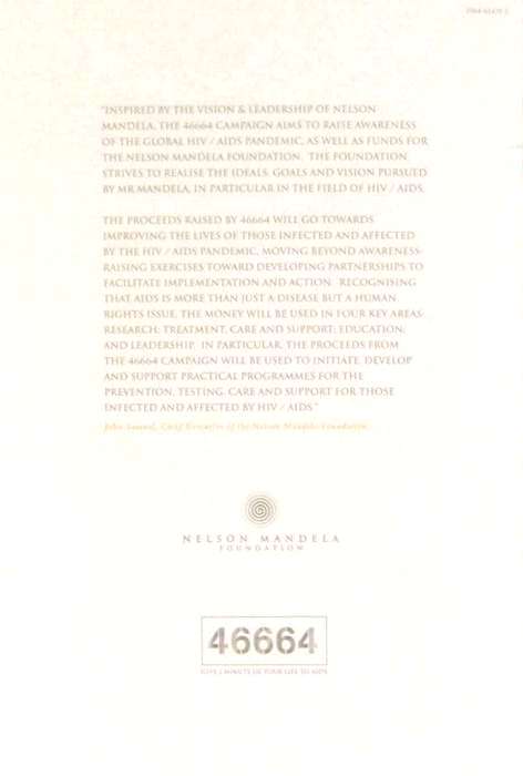Various Artists '46664 - The Event' UK DVD booklet back sleeve