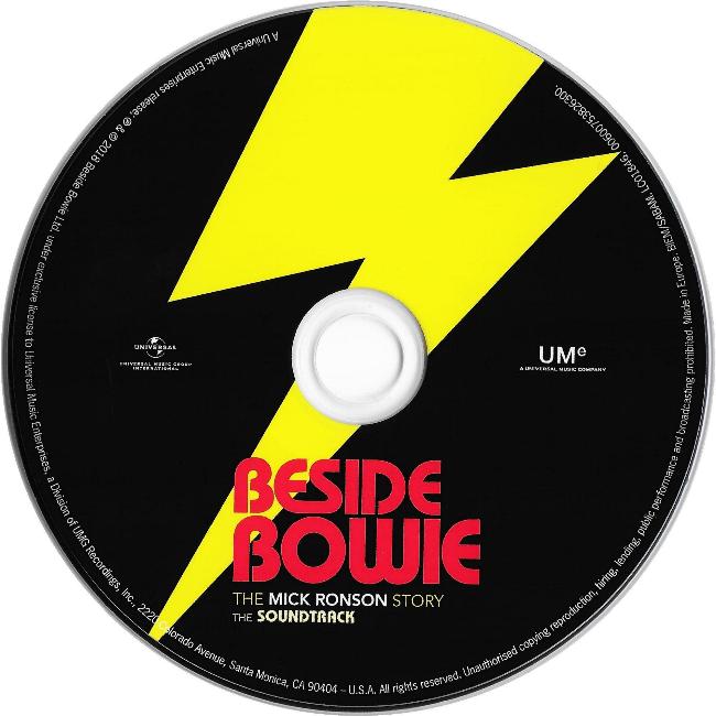 'Beside Bowie' UK CD disc