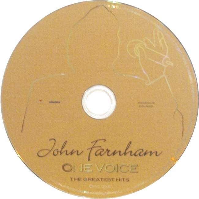 John Farnham 'One Voice - The Greatest Hits' UK CD disc 1