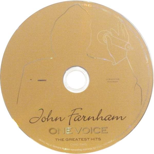 John Farnham 'One Voice - The Greatest Hits' UK CD disc 2