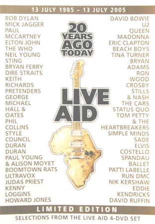 'Live Aid 20 Years Ago Today' 'Live Aid 20 Years Ago Today'