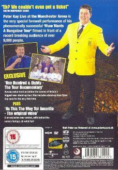 Peter Kay 'Peter Kay Live' UK DVD back sleeve