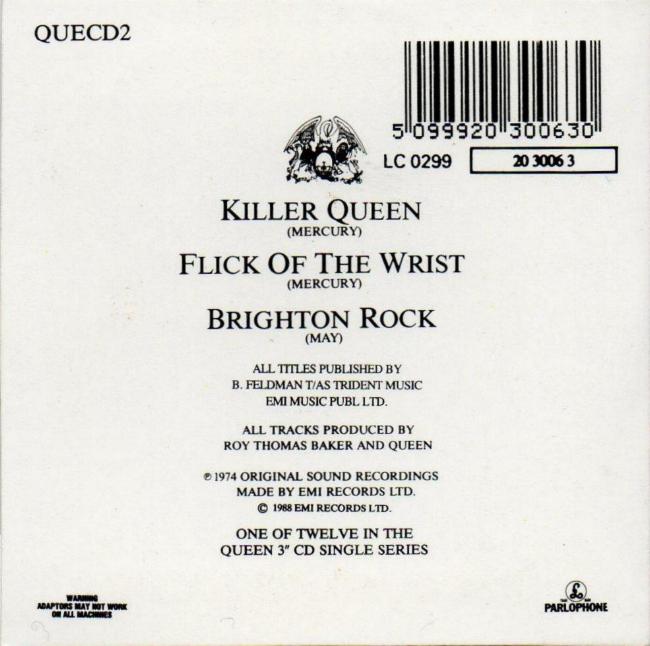 Queen 'Killer Queen'