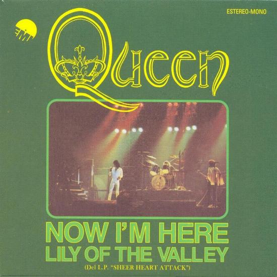 Queen 'Now I'm Here' UK Singles Collection CD front sleeve