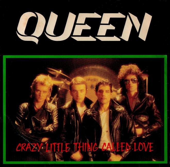 Queen 'Crazy Little Thing Called Love' UK 7" front sleeve
