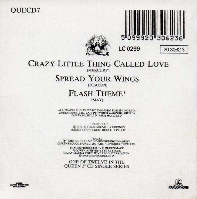 Queen 'Crazy Little Thing Called Love'