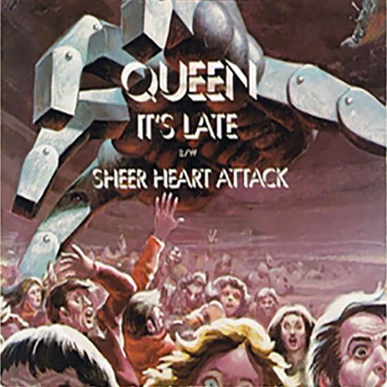 Queen 'It's Late' US 7" front sleeve