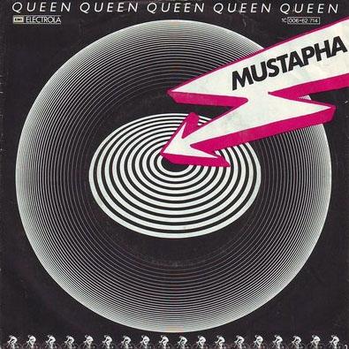 Queen 'Mustapha' German 7" front sleeve