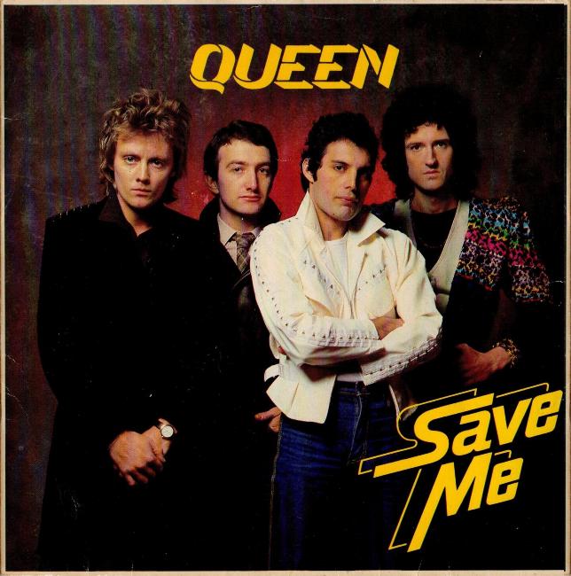 Queen 'Save Me' UK 7" front sleeve