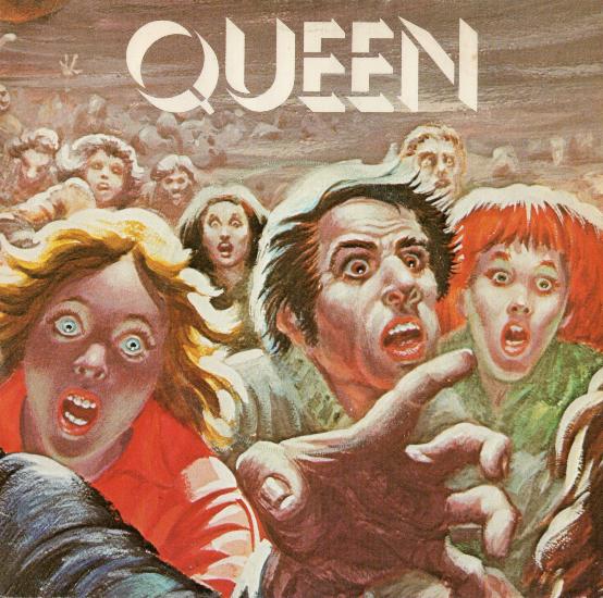 Queen 'Spread Your Wings' UK 7" front sleeve