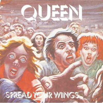 Queen 'Spread Your Wings' UK Singles Collection CD front sleeve