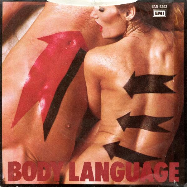 Queen 'Body Language' UK 7" back sleeve
