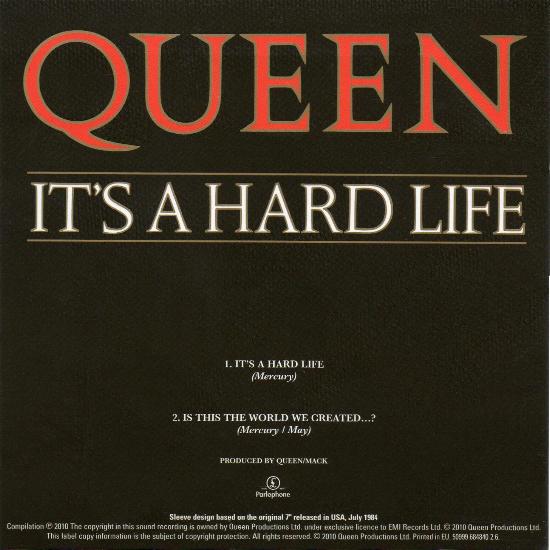 Queen 'It's A Hard Life'